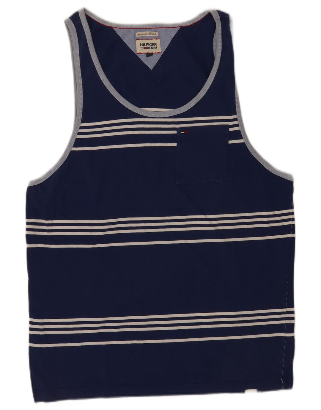 Vestă pentru bărbați Tommy Hilfiger, blur mediu, bumbac cu dungi