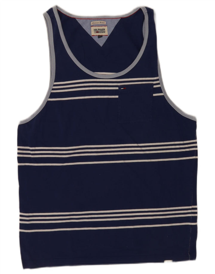 Vestă pentru bărbați Tommy Hilfiger, blur mediu, bumbac cu dungi