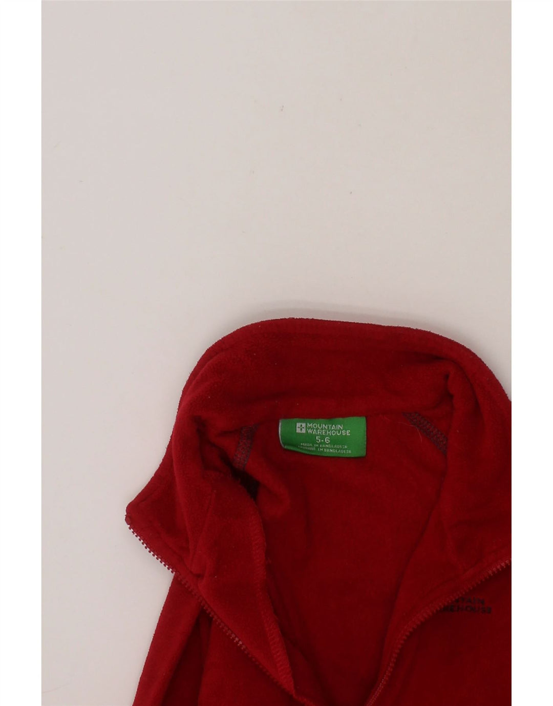 MOUNTAIN WAREHOUSE Girls Fleece Jacket 5-6 Years Red Polyester Vintage Mountain Warehouse and Second-Hand Mountain Warehouse from Messina Hembry 