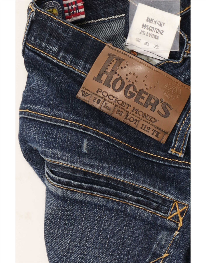 Blugi subțiri Roy Rogers pentru femei W29 L30 bumbac albastru