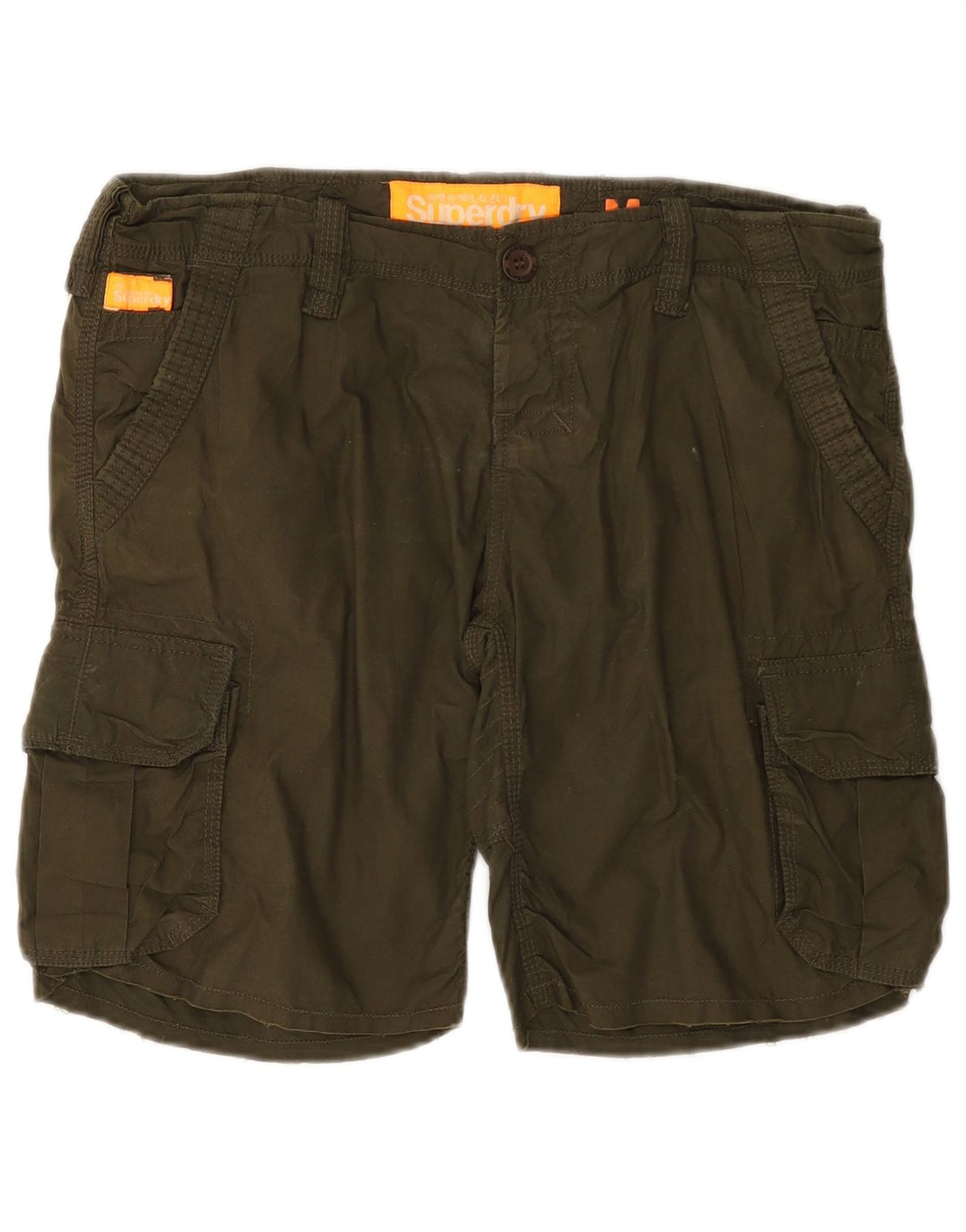 Pantaloni scurți cargo Superdry pentru bărbați, mediu W30, bumbac kaki