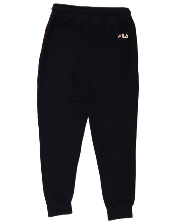 Pantaloni de trening cu grafică Fila pentru bărbați Joggeri mici, bleumarin
