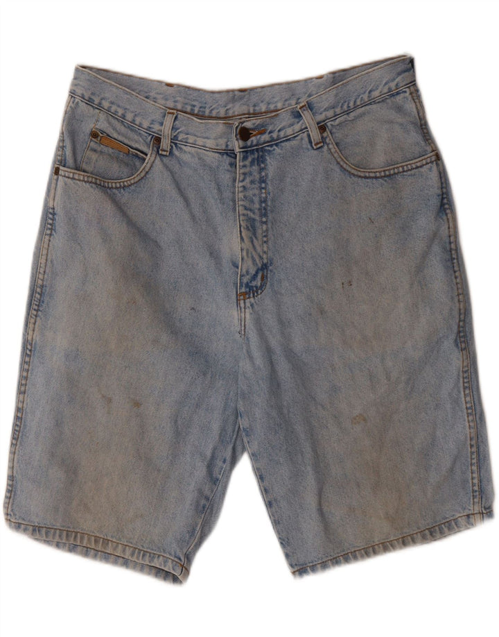WRANGLER Mens Denim Shorts  W34 Large  Blue