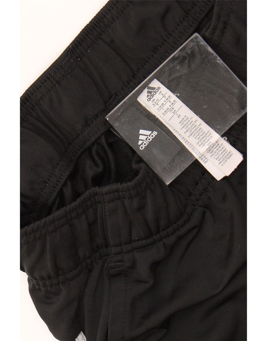Pantaloni de trening pentru femei ADIDAS Joggeri UK 8/10 Poliester negru mic