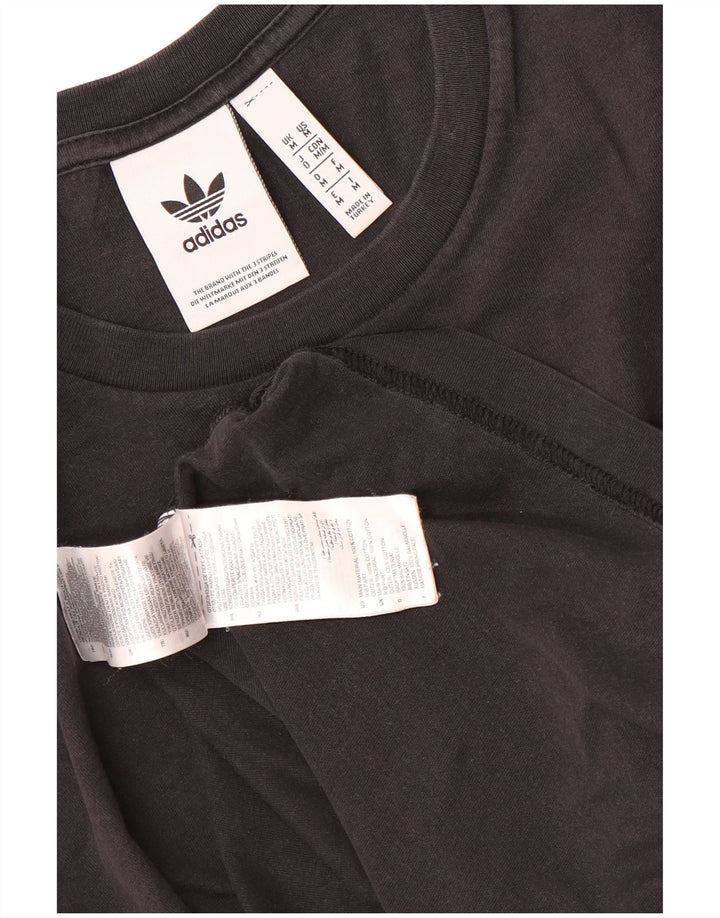 Tricou pentru bărbați ADIDAS Top Mediu Negru Bumbac