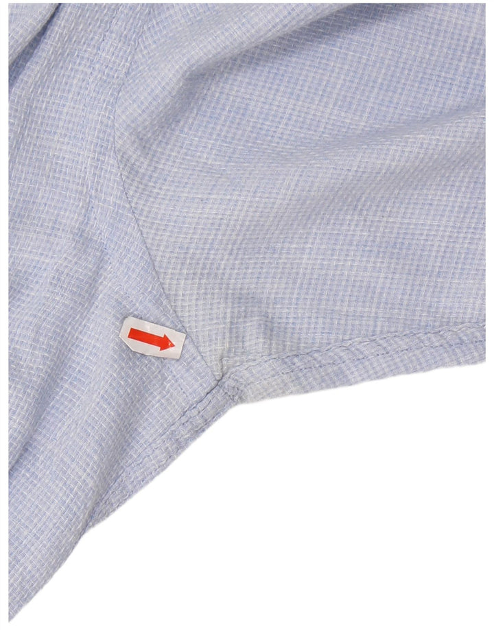 Cămașă Massimo Dutti pentru bărbați, mare, albastru, bumbac