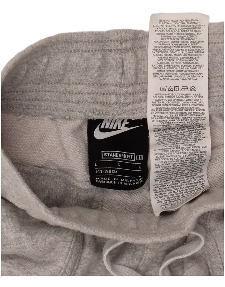 Pantaloni scurți sport NIKE Air Standard Fit 12-13 ani, mari, gri bumbac