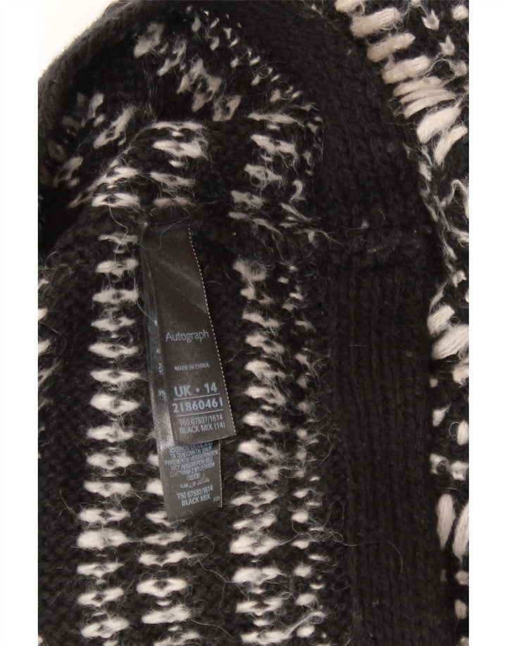 Pulover cardigan cu autograf pentru femei Marks & Spencer UK 14 Medium Black