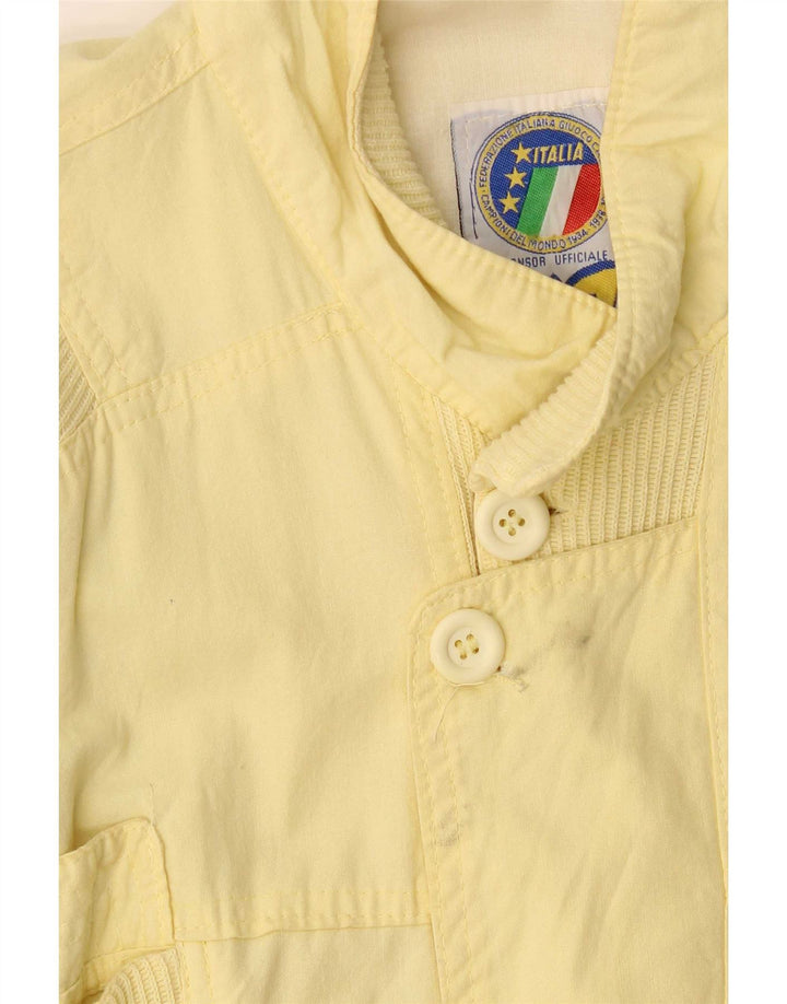 POP 84 Bomber Jacket pentru bărbați UK 40, mare, galben din bumbac