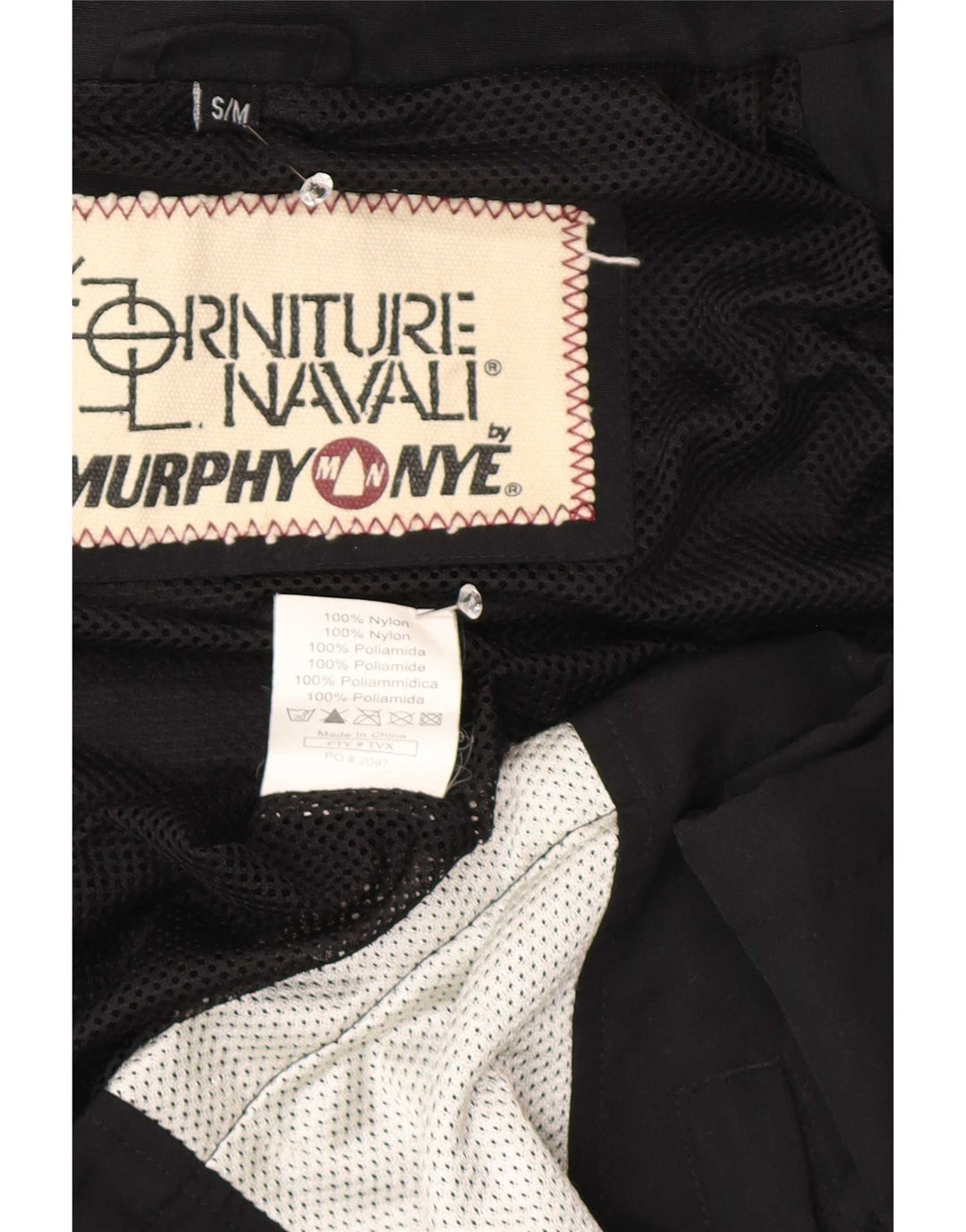 Jachetă de ploaie cu glugă cu glugă pentru bărbați Murphy & Nye UK 36, negru, mic, bloc de culoare