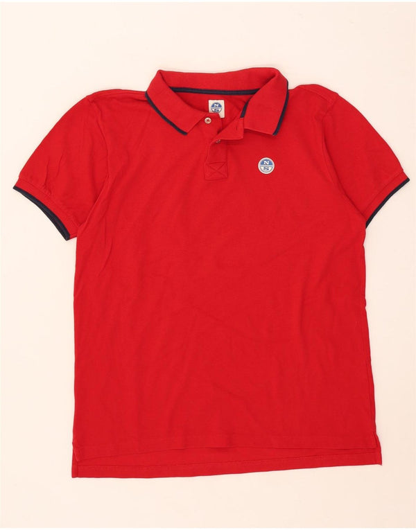 Tricou polo cu grafică pentru bărbați North Sails XL, cu dungi roșii