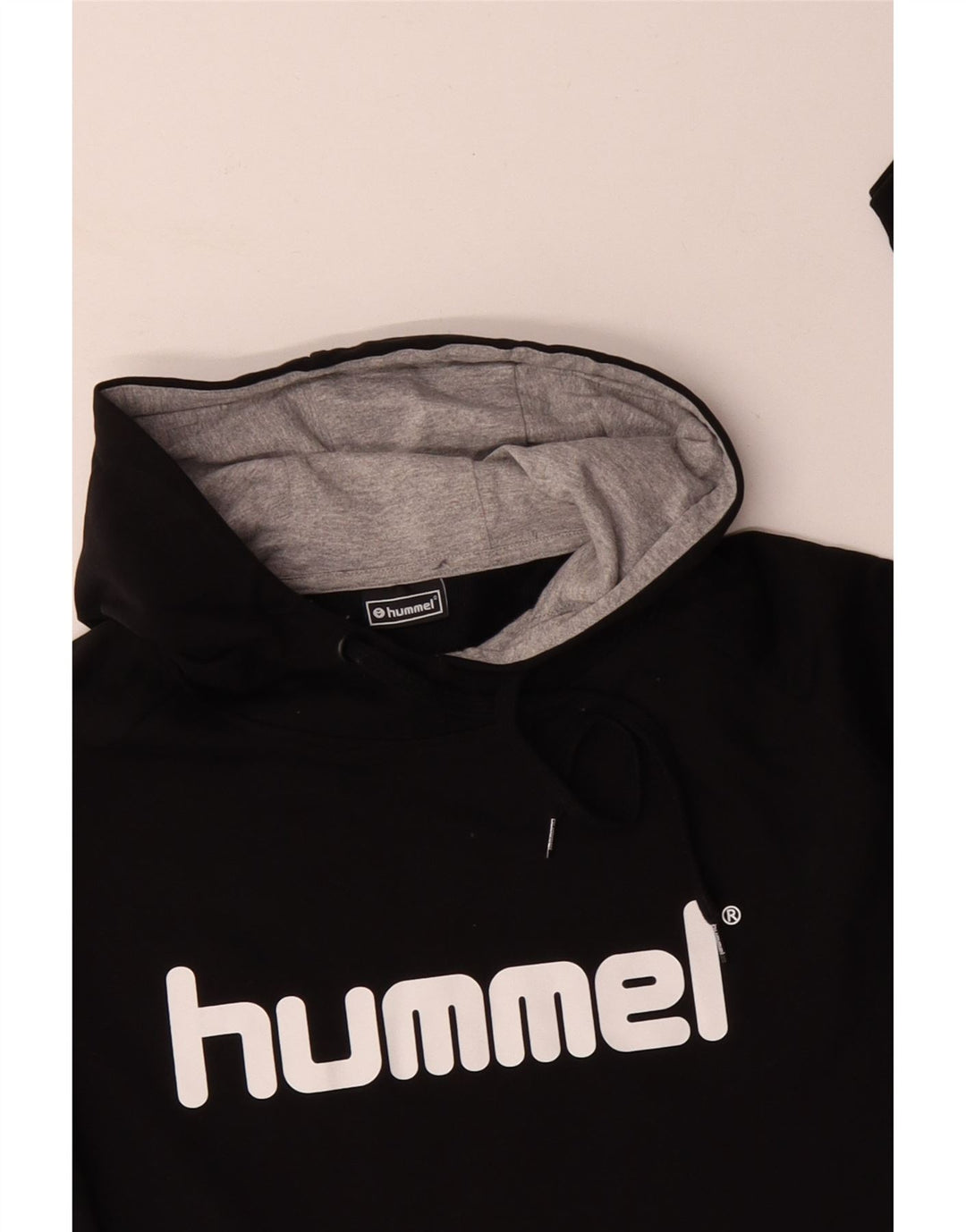 HUMMEL Hanoră grafică pentru bărbați, XL, bumbac, negru
