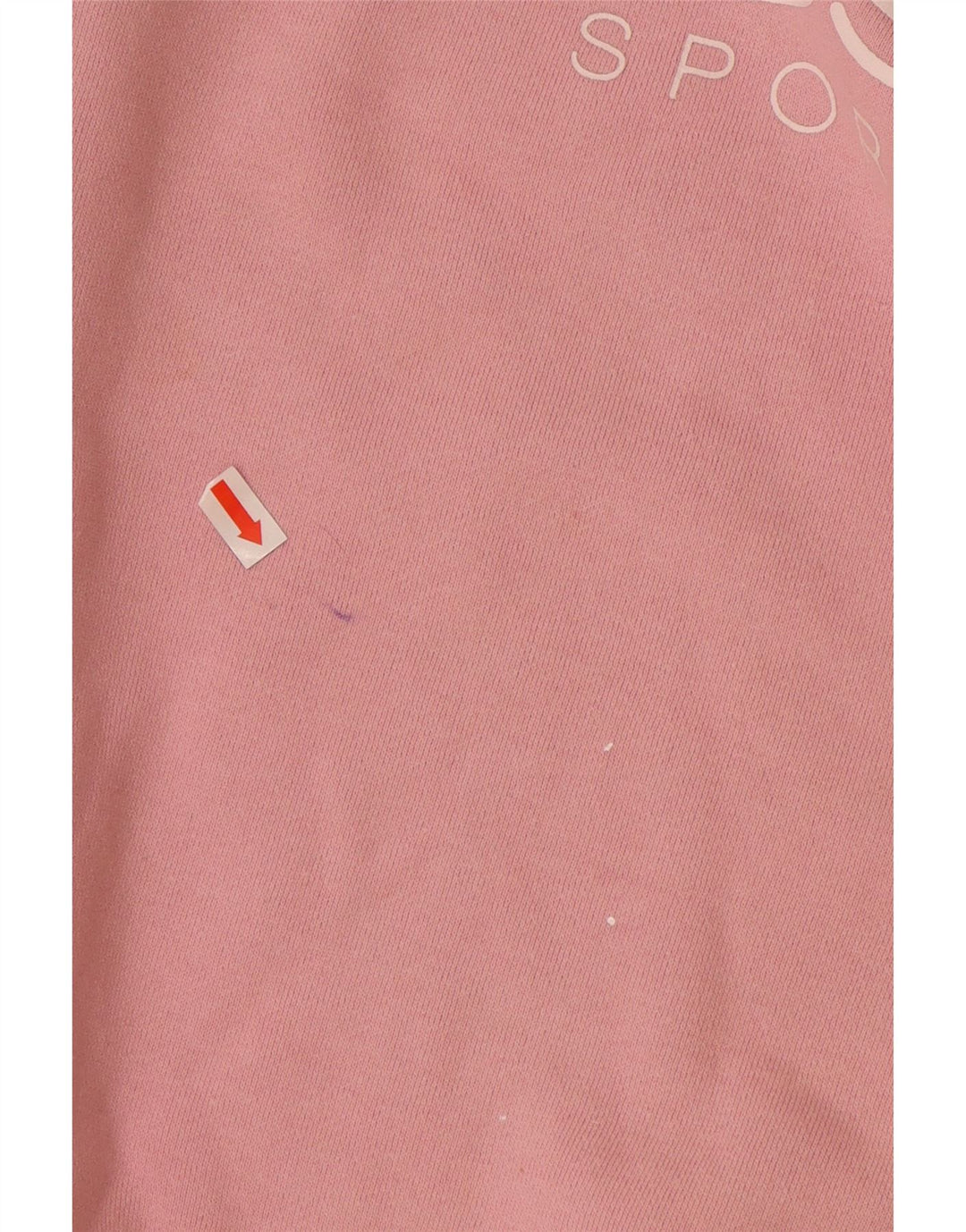 ELLESSE Pulover cu grafic pentru femei UK 12 Bumbac roz mediu