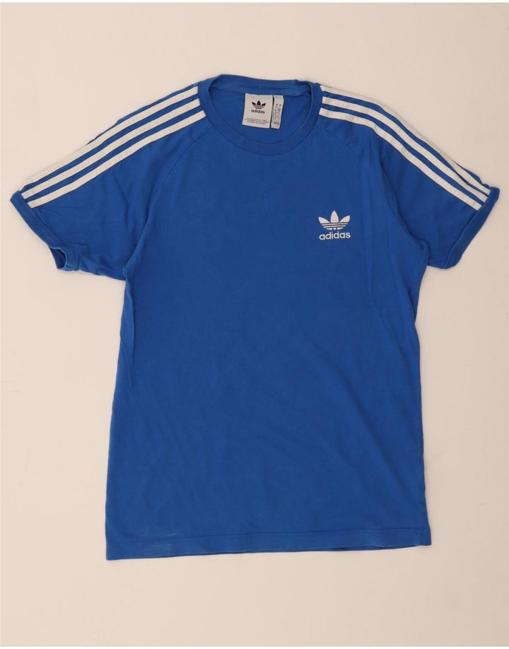 Tricou pentru bărbați Adidas Top mic, albastru, bumbac