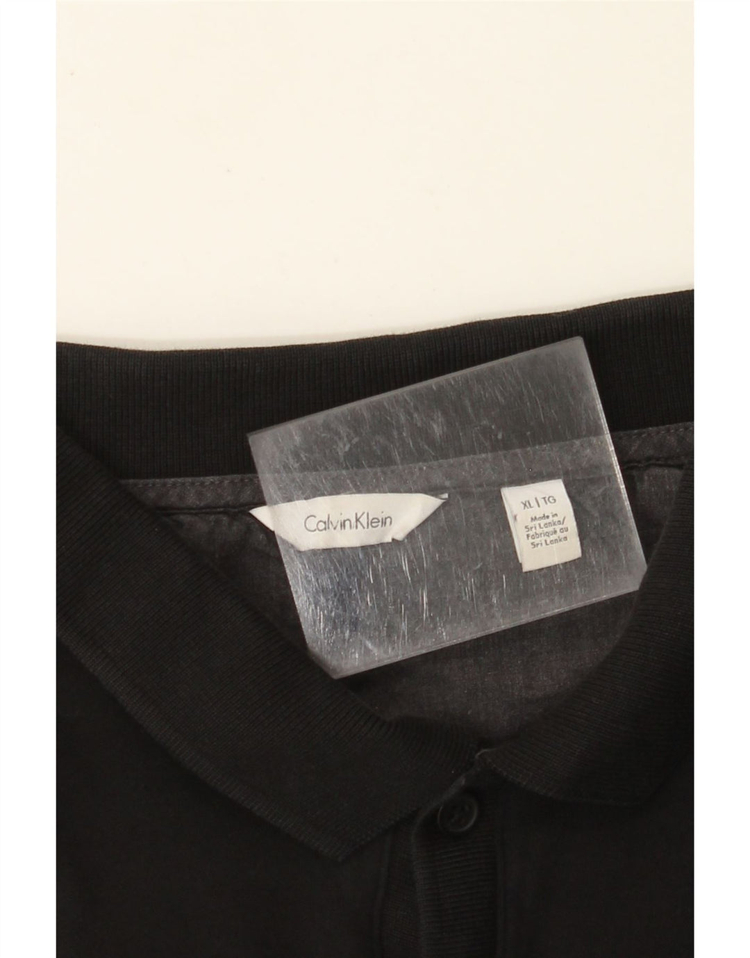 Cămașă polo pentru bărbați CALVIN KLEIN XL negru