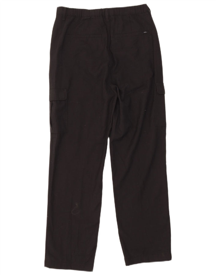 Pantaloni cargo drepti Vans pentru bărbați, mici W29 L28, poliester negru