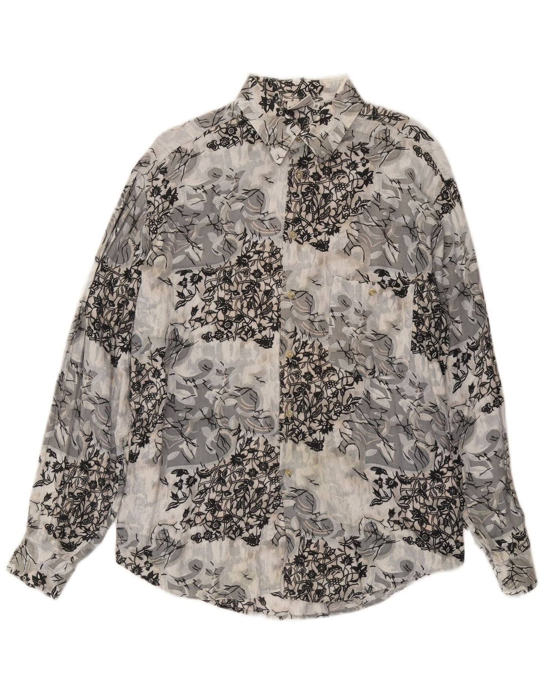 Cămașă Bărbați CRIVER Gri Mediu Floral Viscoză