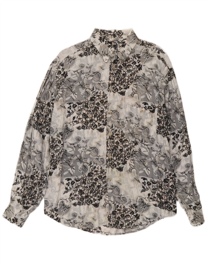 Cămașă Bărbați CRIVER Gri Mediu Floral Viscoză