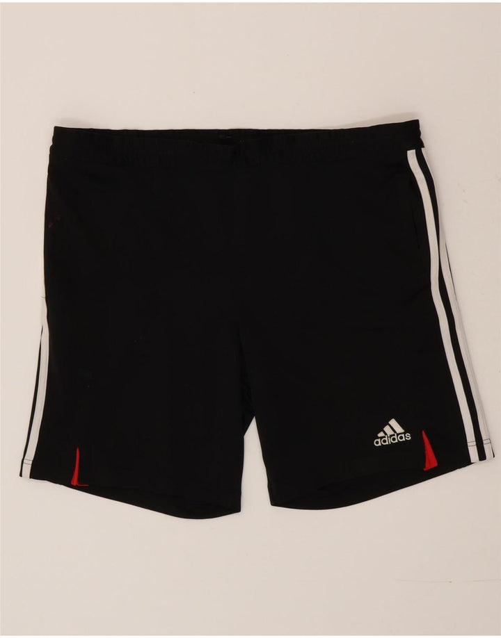 Pantaloni scurți sport pentru bărbați Adidas, mari, negru, poliester