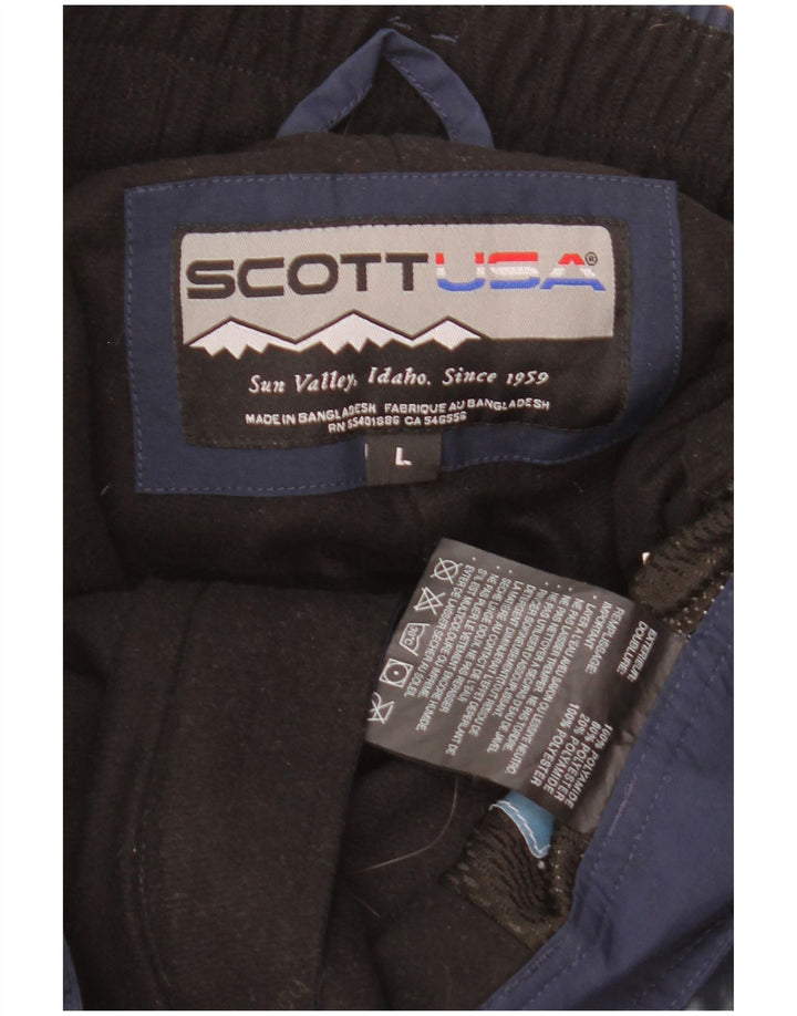 Pantaloni de schi pentru bărbați Scott, mari, albastru, poliester