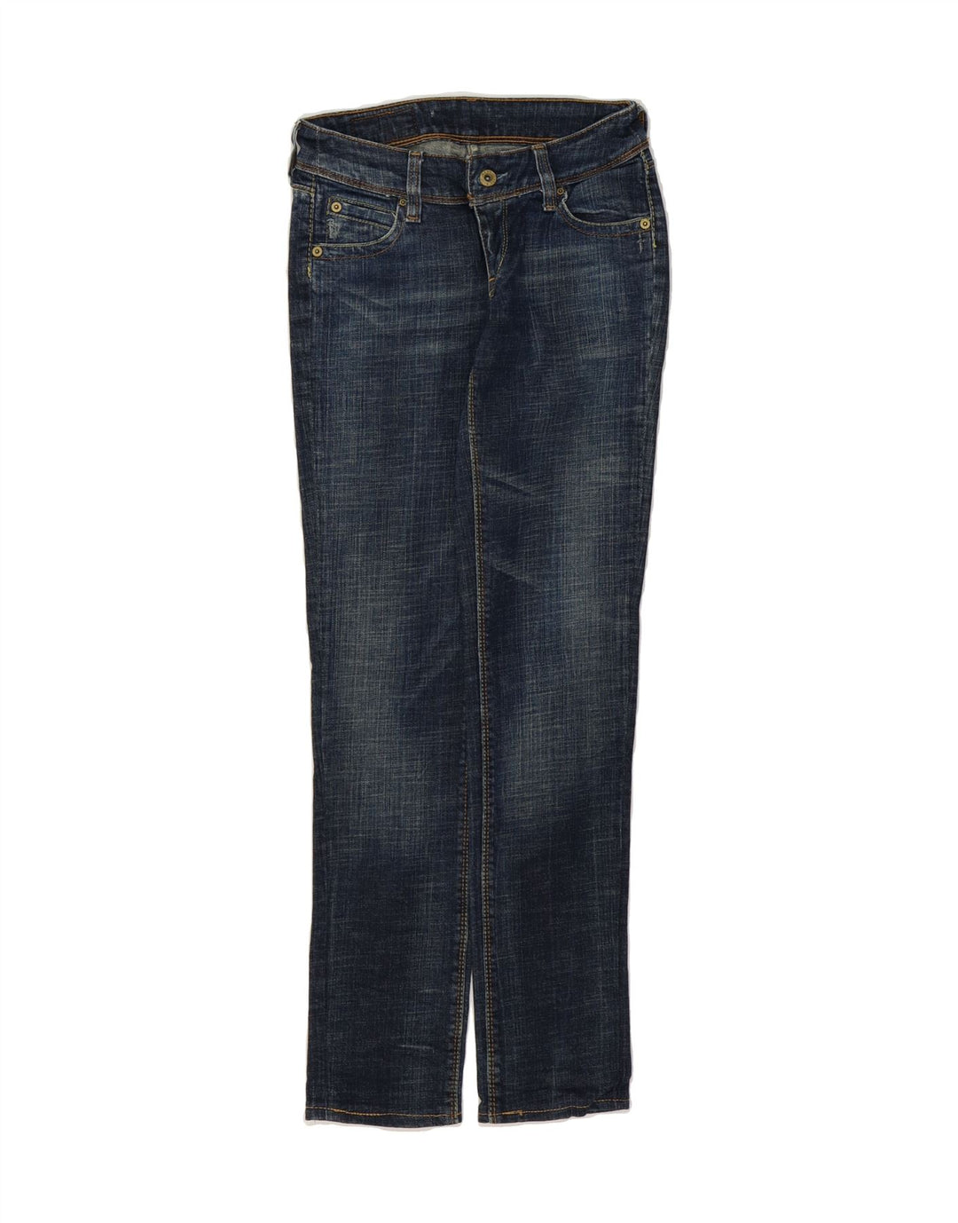 LEVI'S Womens Slim Jeans W26 L30 Blue Cotton Vintage Levi's and Second-Hand Levi's from Messina Hembry 