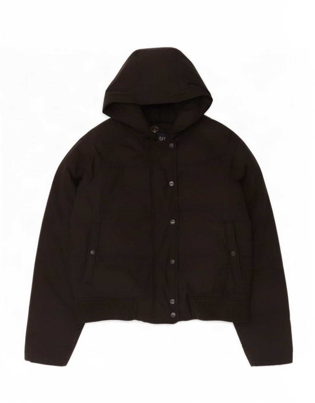 Jachetă căptușită cu glugă pentru femei Gap UK 16 Large Black