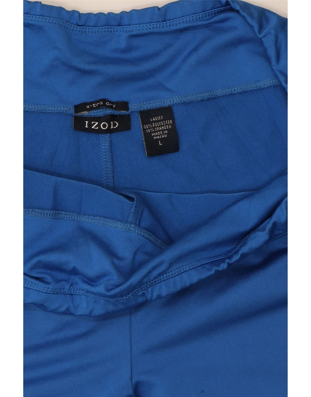 IZOD Womens Tracksuit Trousers UK 16 Large  Blue Polyester Vintage Izod and Second-Hand Izod from Messina Hembry 