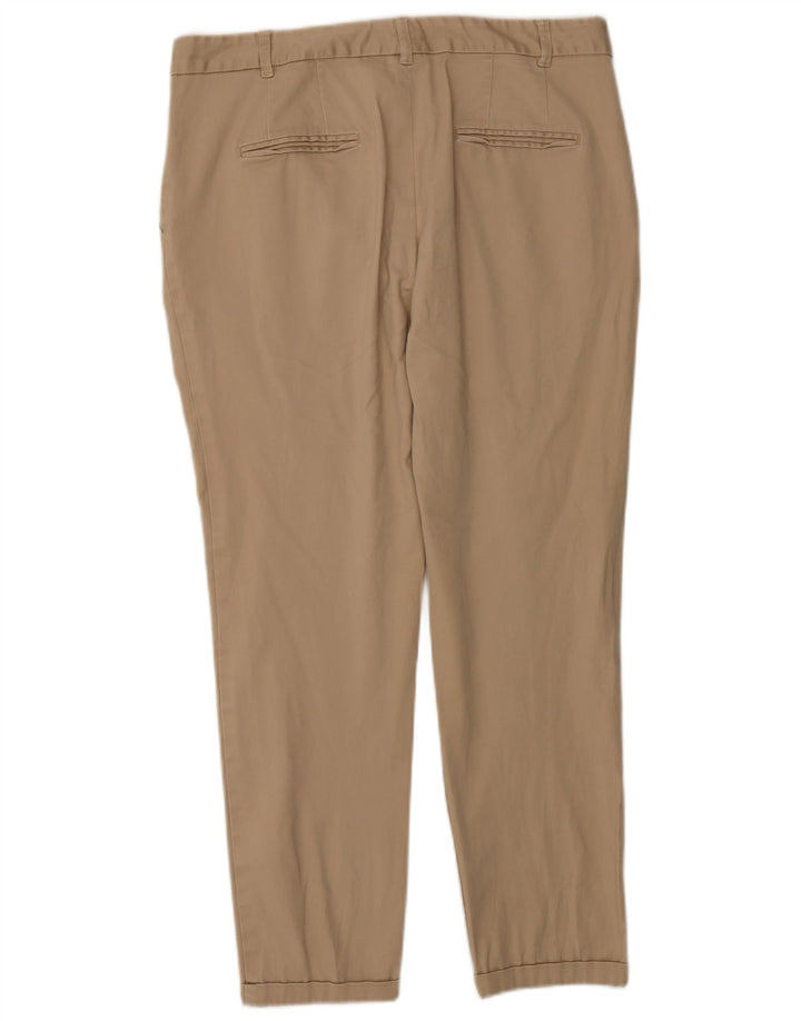 Pantaloni chino slim pentru femei Zara EU 40 Mediu L30 L25 Bej