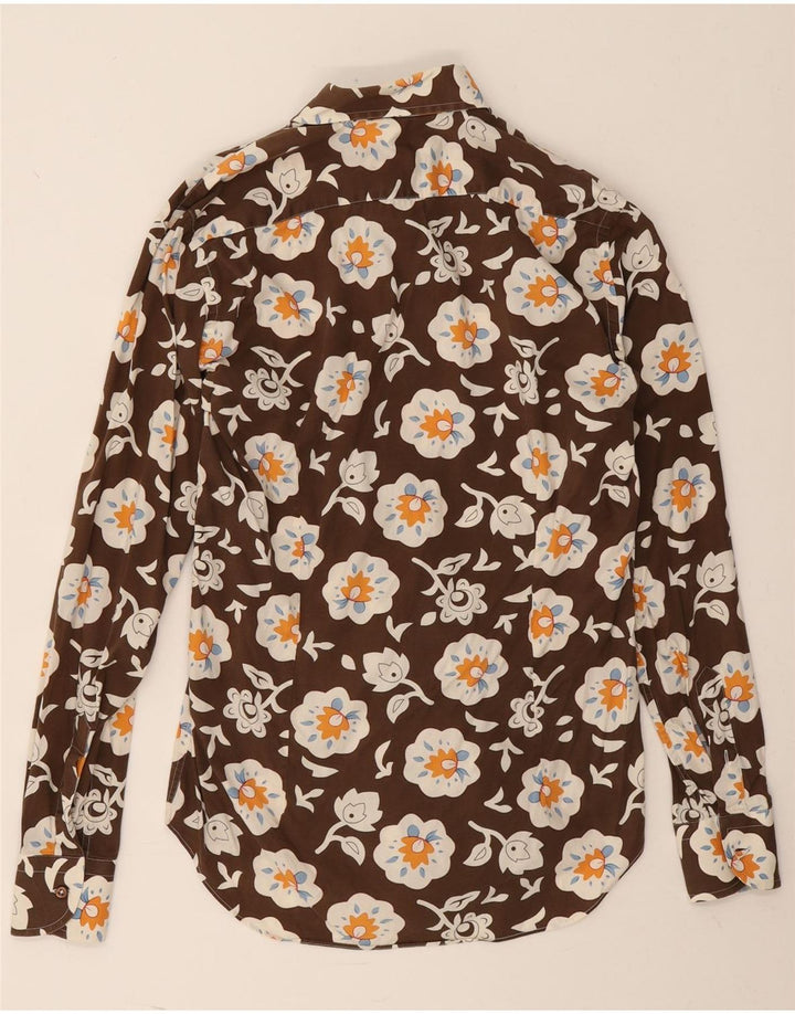Cămașă pentru bărbați Bellini Suze 39 15 1/2 Maro Mediu Floral