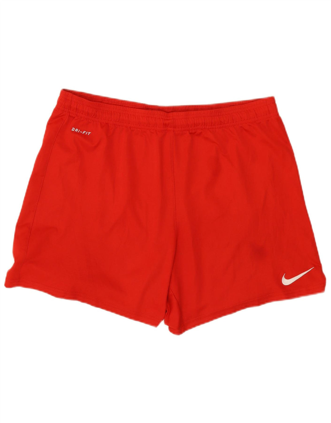 Pantaloni scurți sport Nike Dri Fit pentru bărbați, poliester roșu mare