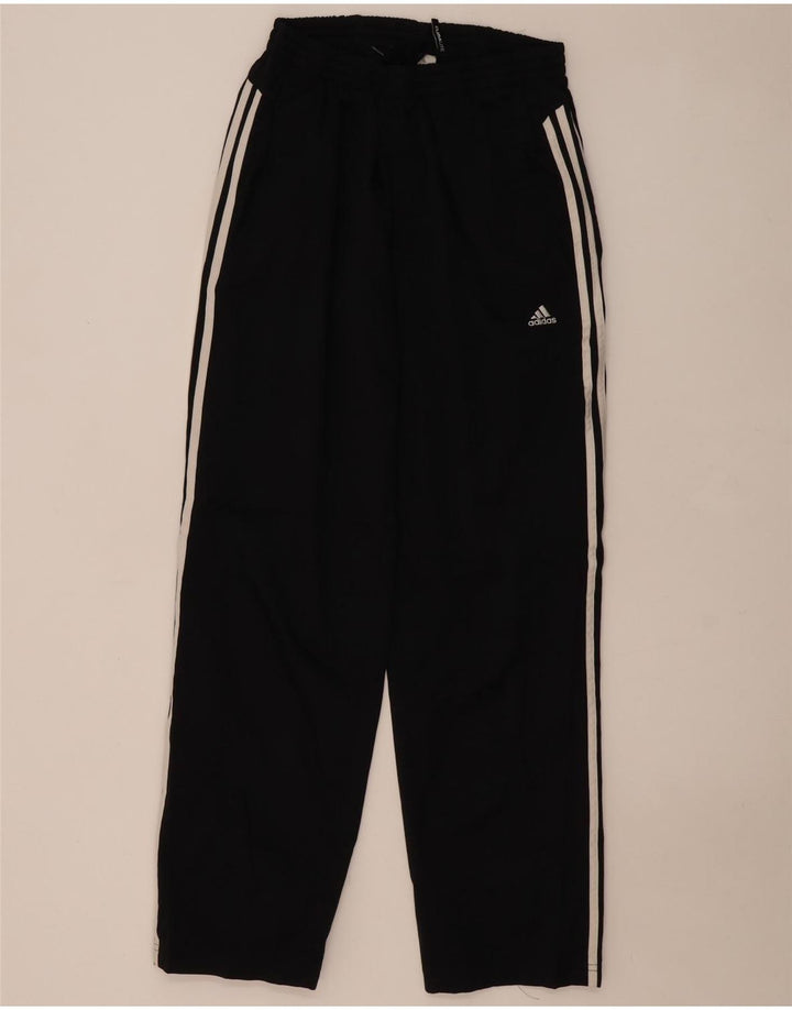 Pantaloni de trening Adidas Climalite pentru bărbați, poliester mediu negru