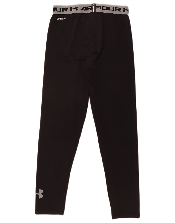 Leggings cu grafică Under Armour pentru băieți, 11-12 ani, mare, negru