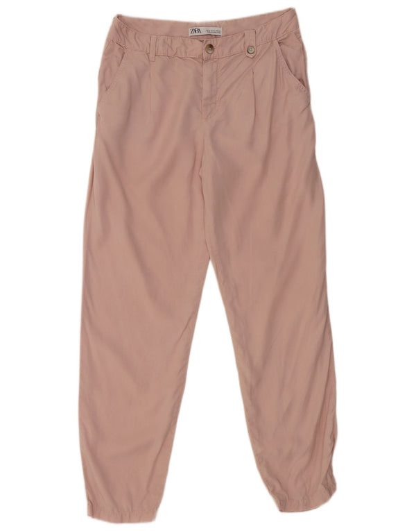Pantaloni de jogging pentru femei Zara Pantaloni chino EU 36 XS L30 L28 Roz