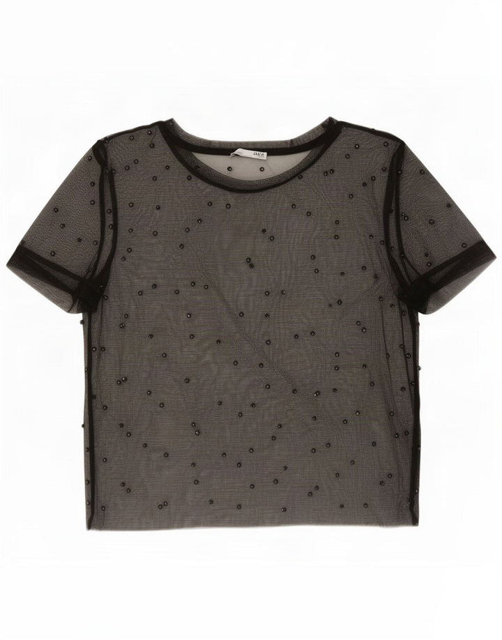 Top Crop pentru femei Zara UK 10 Small Black