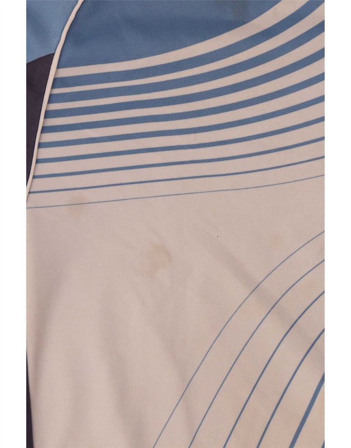 Tricou Polo cu guler cu fermoar pentru bărbați Lotto XL, culoare albastru bloc de culoare, poliester