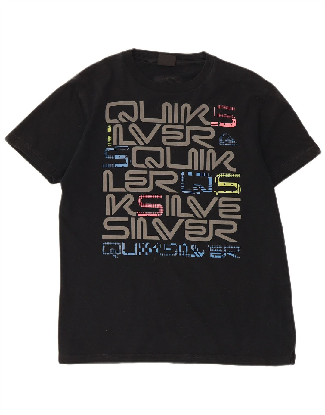 Tricou grafic Quiksilver pentru bărbați Top mic negru