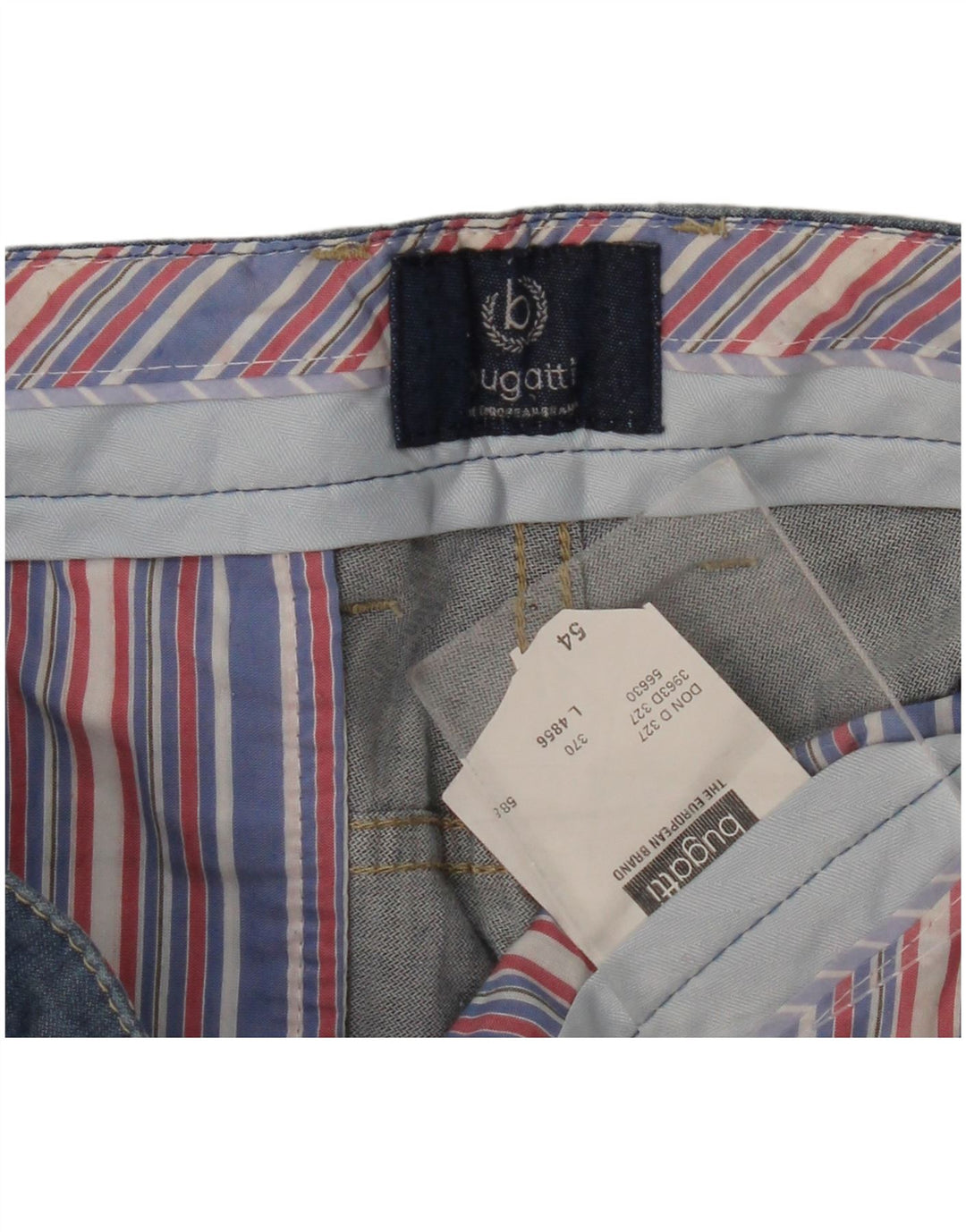 Blugi drepti pentru femei Bugatti IT 54 2XL W38 L28 bleumarin