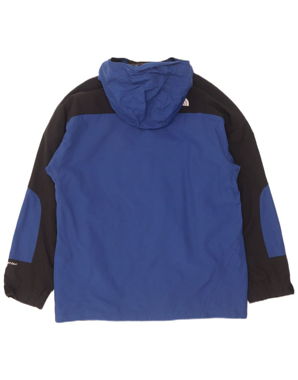Jachetă Windbreaker cu glugă pentru bărbați The North Face UK 42 XL, albastru, bloc de culoare