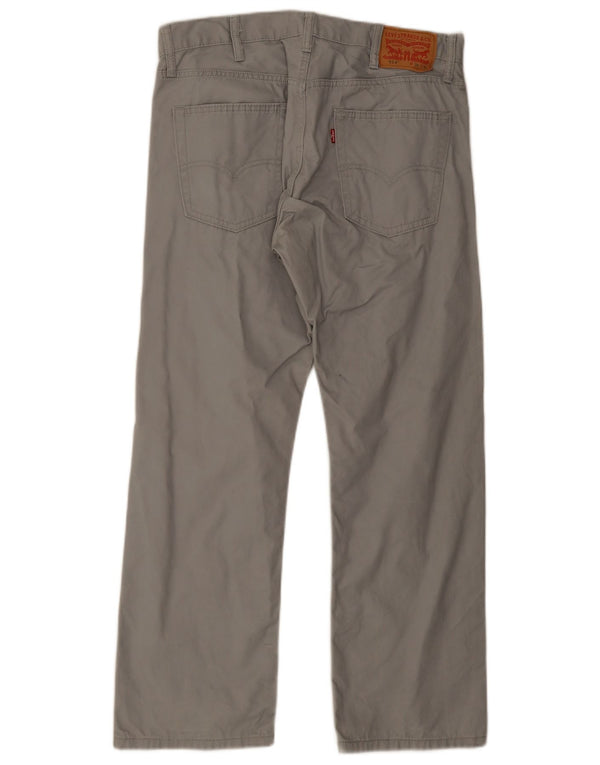 Pantaloni casual drepti pentru bărbați Levi's 514 W38 L30 bumbac gri