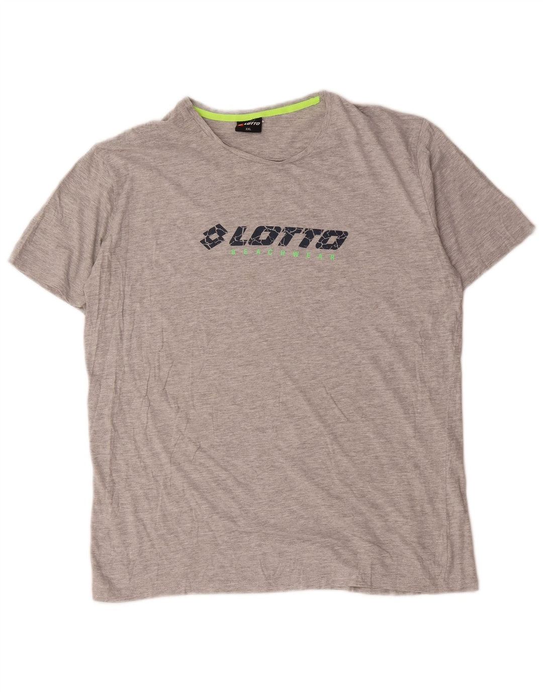 Tricou grafic pentru bărbați Lotto Top 2XL Gri Pete