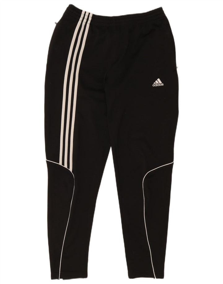 Pantaloni de trening Adidas pentru femei UK 14 Poliester negru mare