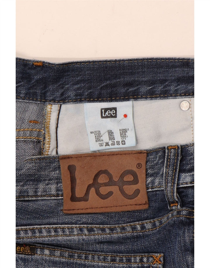 Blugi pentru bărbați Lee Denver Bootcut W33 L32 Bumbac bleumarin