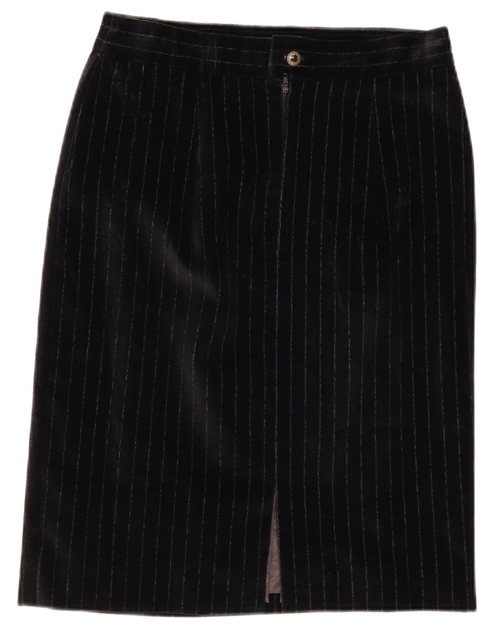 Set de fuste VINTAGE pentru femei, 5 nasturi, 2 piese UK 12 Medium W28 Negru