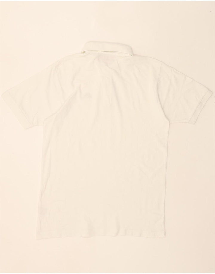 KAPPA Mens Polo Shirt Large White Cotton Vintage Kappa and Second-Hand Kappa from Messina Hembry 