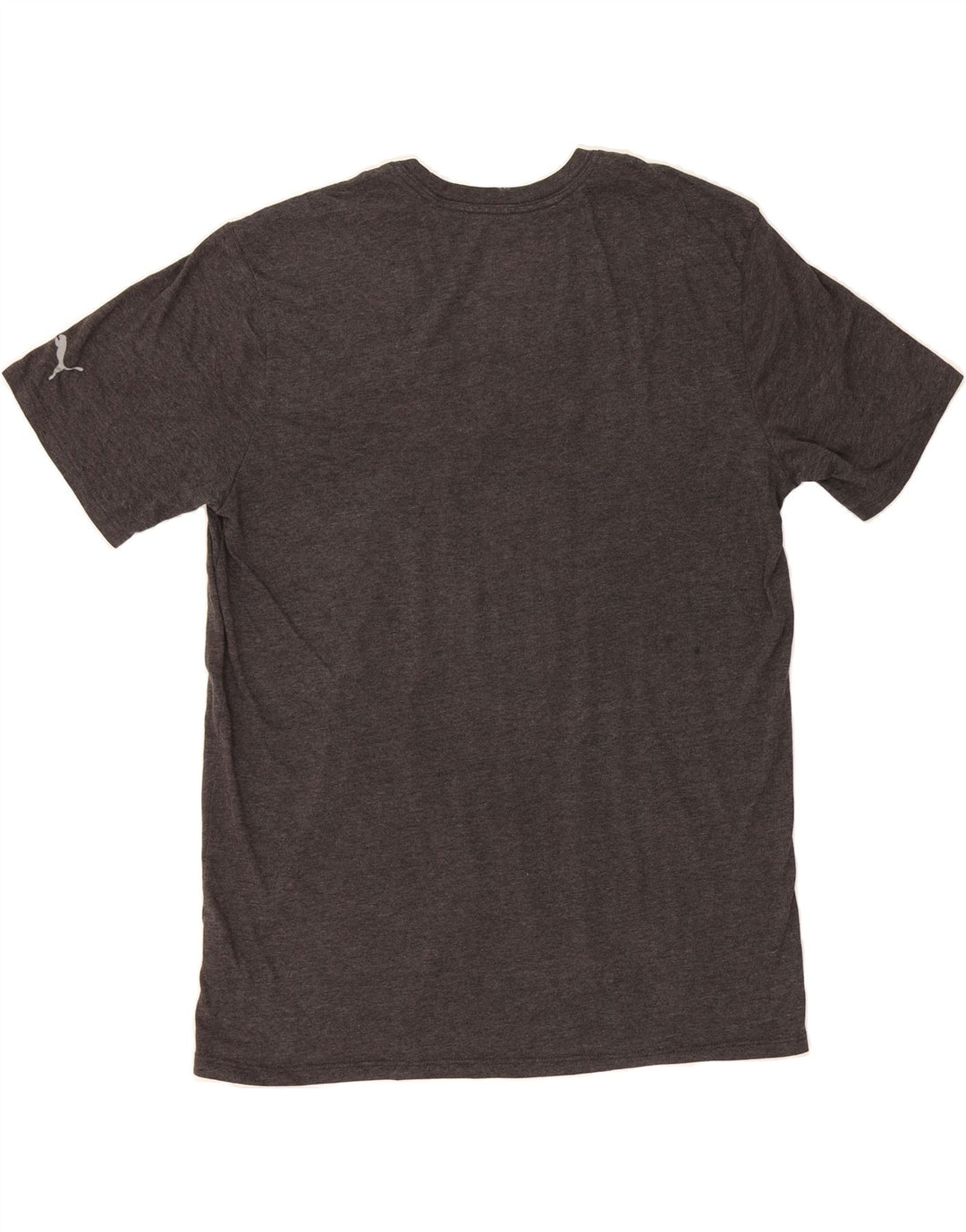 PUMA Mens Graphic T-Shirt Top Medium Grey Polyester Vintage Puma and Second-Hand Puma from Messina Hembry 