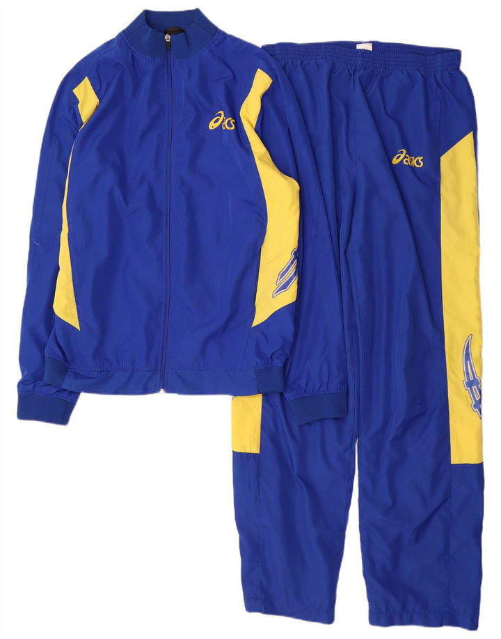 Trening complet Asics Graphic pentru bărbați, mare, albastru, din poliester
