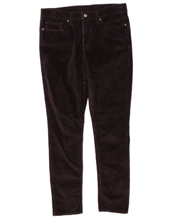 Pantaloni subțiri din catifea pentru femei LEVI'S L34 L30 negru
