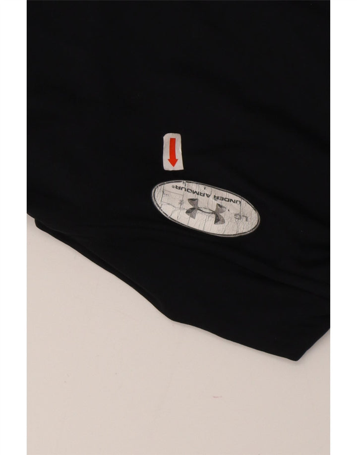 UNDER ARMOUR Cold Gear Top cu mânecă lungă pentru bărbați, poliester negru mare