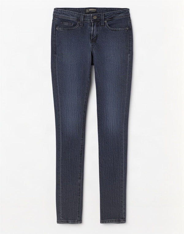 Blugi skinny Lee Kansas cu talie joasă pentru femei US 7 Medium W28 L35 Bumbac albastru