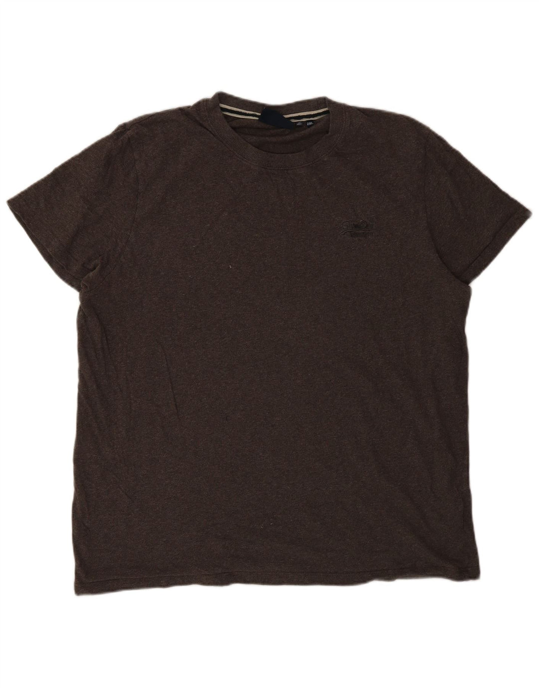 Tricou Superdry pentru bărbați Top 2XL maro bumbac